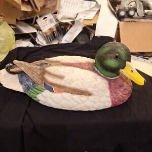 Universal Statuary Corp Collectible Resin #573 1986 Duck Mallard Decoy